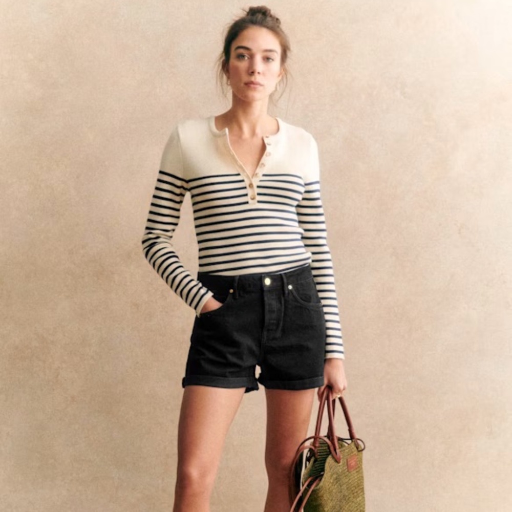 Sezane Niels Shorts Black Size 36 / 4